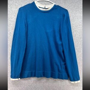 The Limited Blue Cowl Neck Sweater